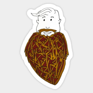 Autumn Beard Sticker